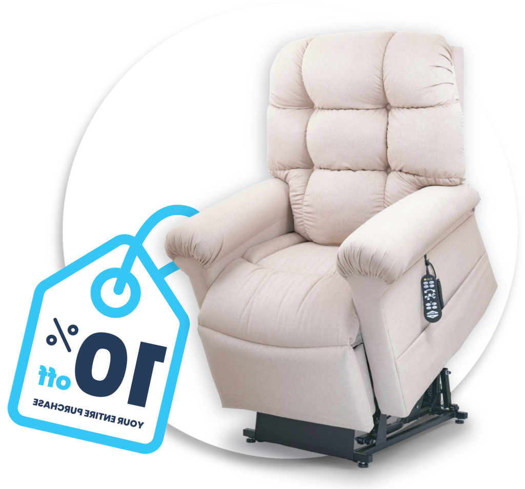 10 Percent Off Your Entire Power Lift Chair Purchase